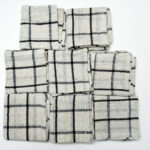 Hastamudra Pure Cotton 8 Piece Check Style Multipurpose Kitchen & Cleaning Cloth | 100% Cotton | 21 x 21 Inches | 400 Gram Easy Clean Quick Dry 180 GSM Designer Napkin - Image 4