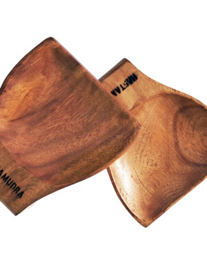 Handcrafted Sheesham Wood Spoon Rest - Natural Eco-Friendly Spoon Holder, Heat-Resistant and Durable Wooden Utensil Holder for Cooking, Handmade Rustic Kitchen Accessory